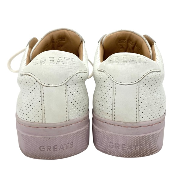 Greats Brooklyn Women’s The Royal Perforated Leather Sneakers - Picture 6 of 13